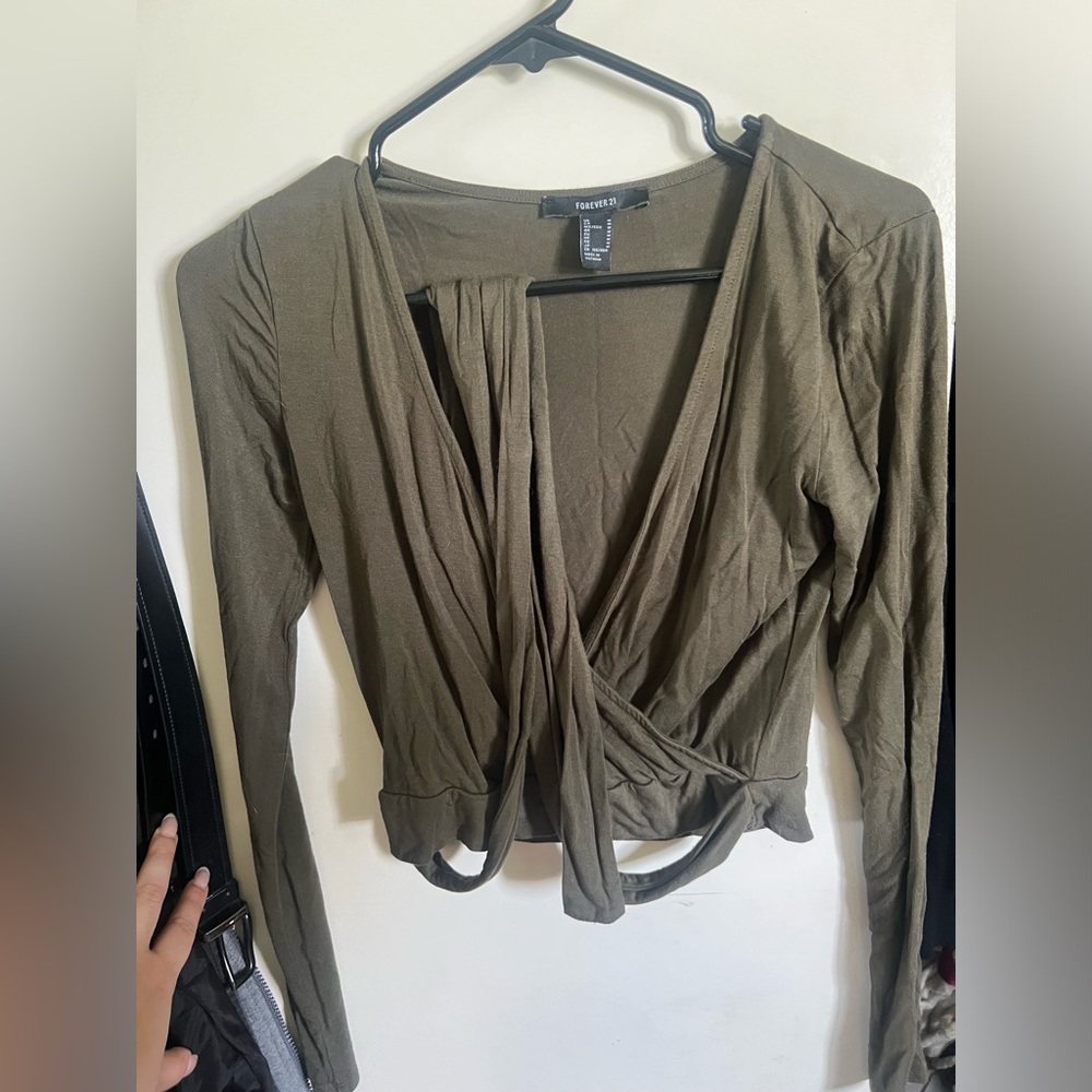 wrap waist top